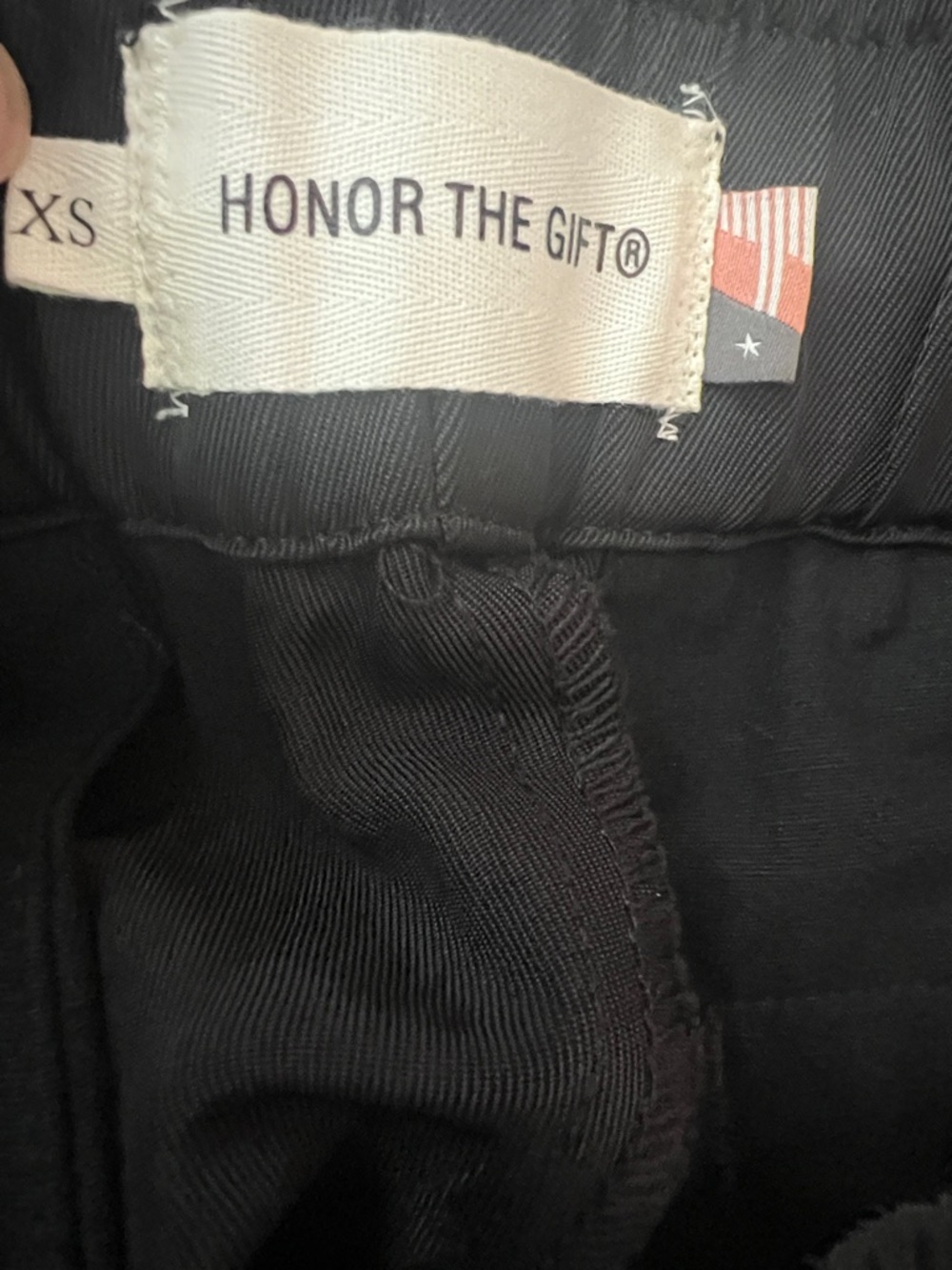 Honor The Gift Black Nylon Shorts Structured Streetwear Drawstring XS - Picture 8 of 12